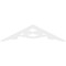 Ekena Millwork Pitch Robin Architectural Grade PVC Gable Pediment, 72"W x 18"H x 1"P (6/12) GPP072X018X100ROB - alternate 5